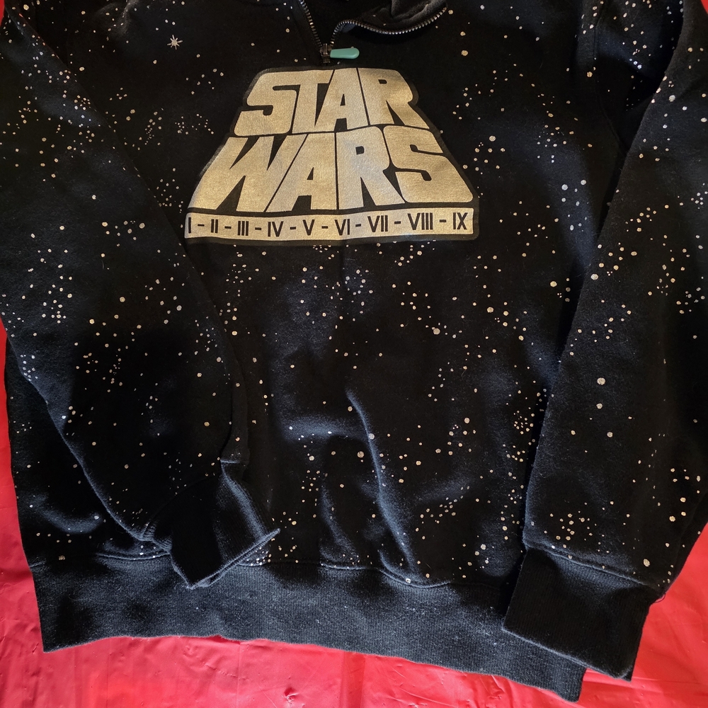 Disney Star Wars Women's Quarter Zip Pullover Small